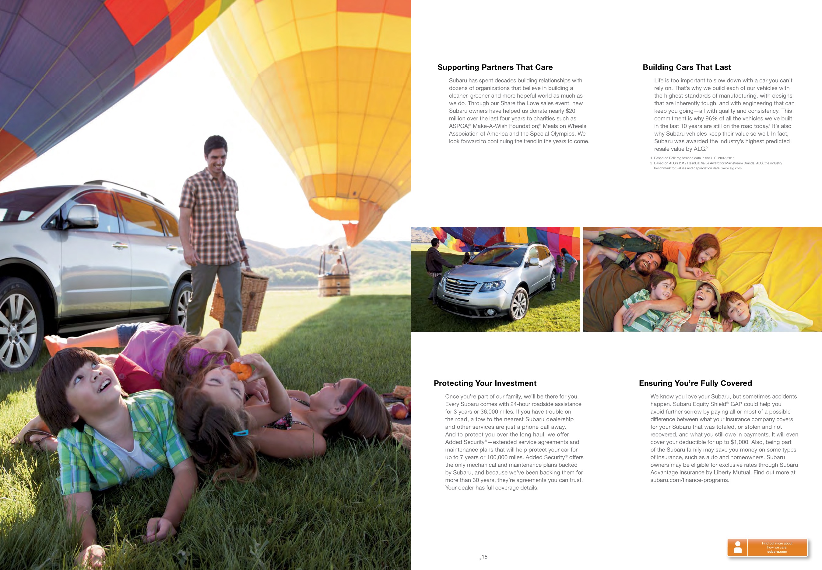 2013 Subaru Tribeca Brochure Page 6